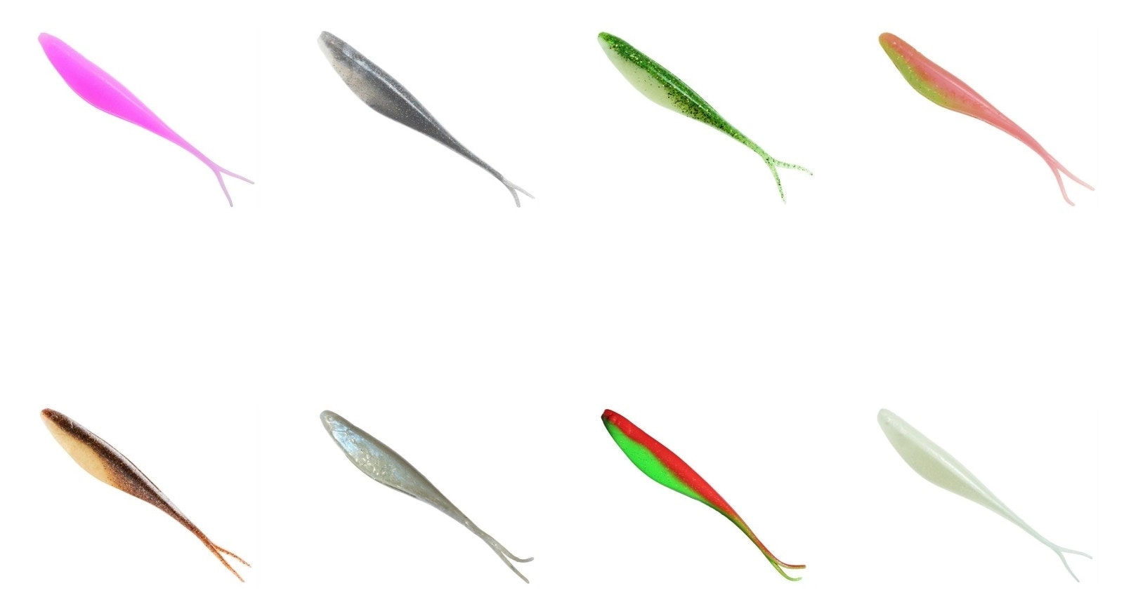 Zman 8 Inch StreakZ XL Soft Plastic Lures - 2 Pack of Z Man Soft Plastic Lures