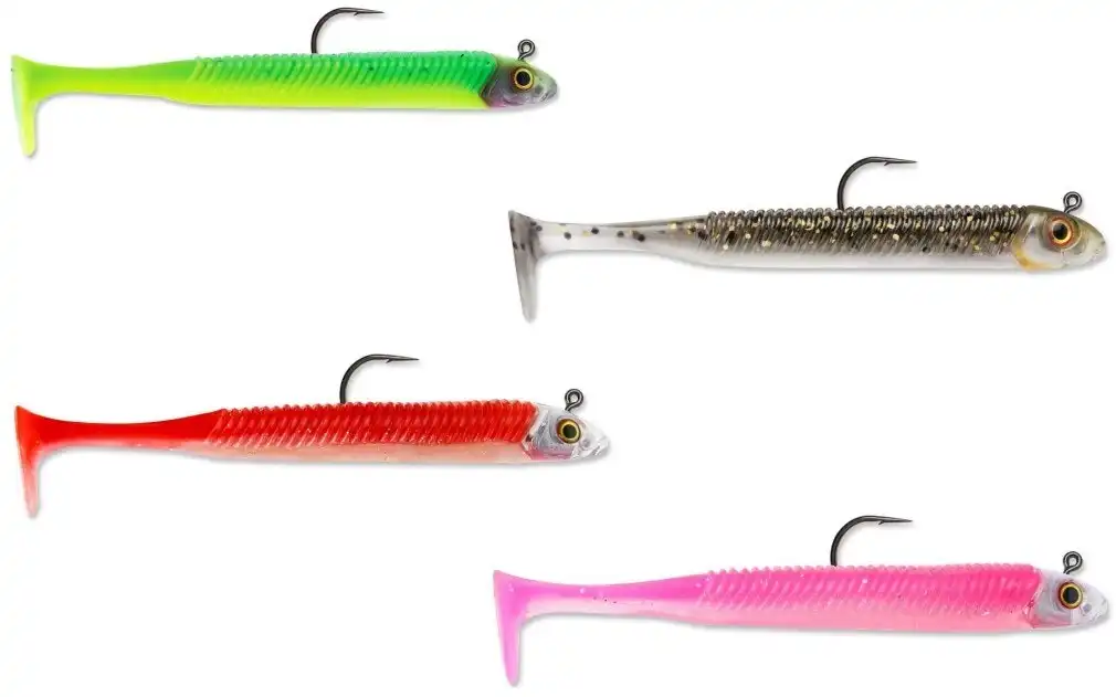 3 Pack of 9cm Storm 360GT Searchbait Soft Plastic Fishing Lures