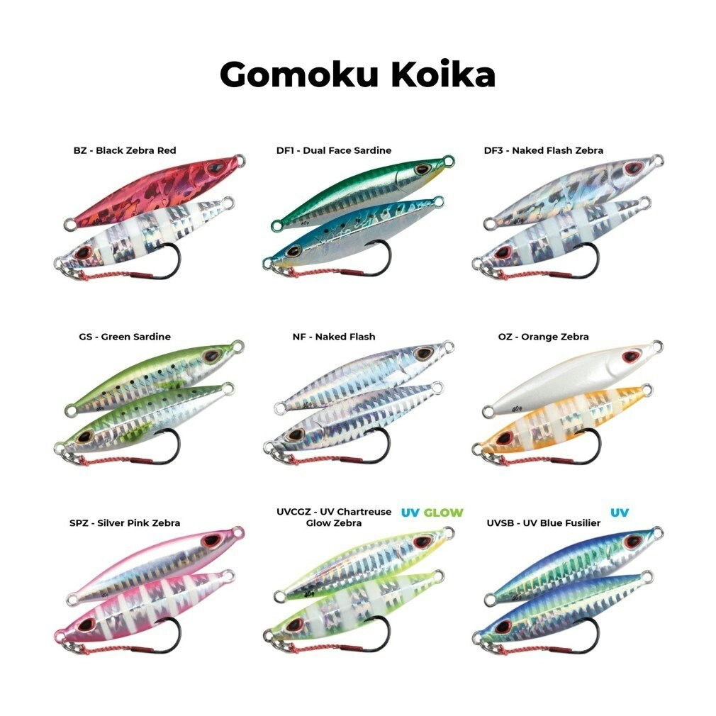 100gm Storm Gomoku Koika Jig - Slow Pitch Jig Fishing Lure