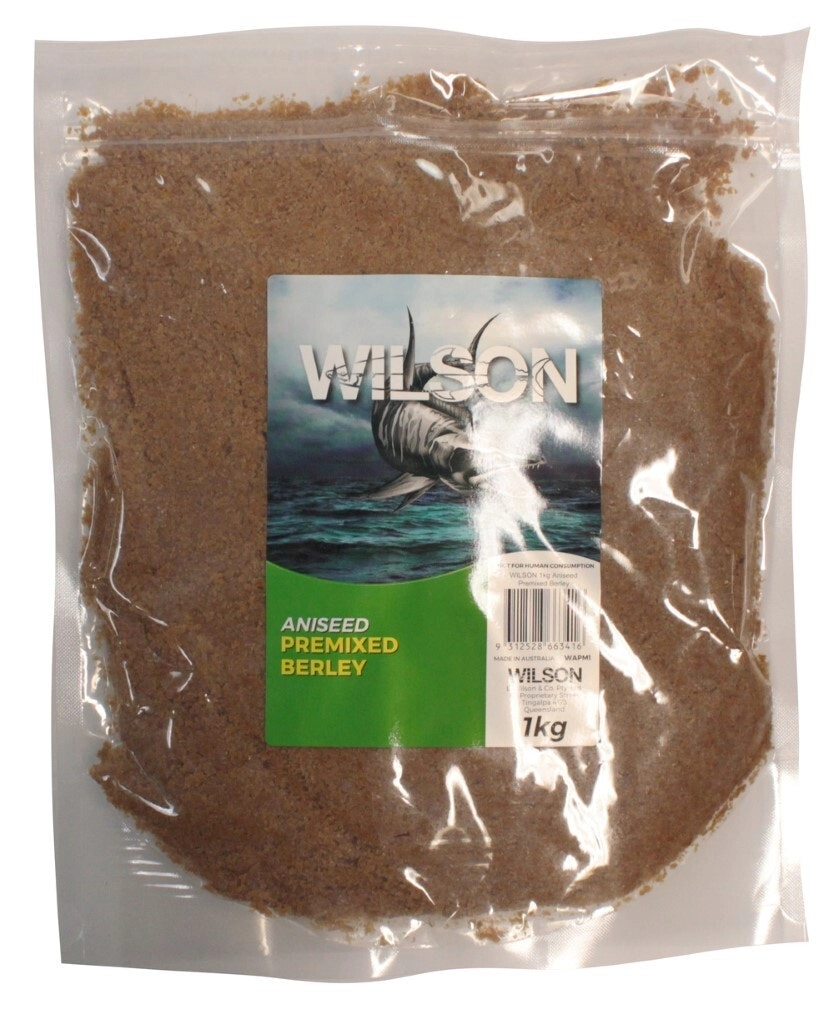 1kg Pack of Wilson Premixed Aniseed Berley - Fish Attractant