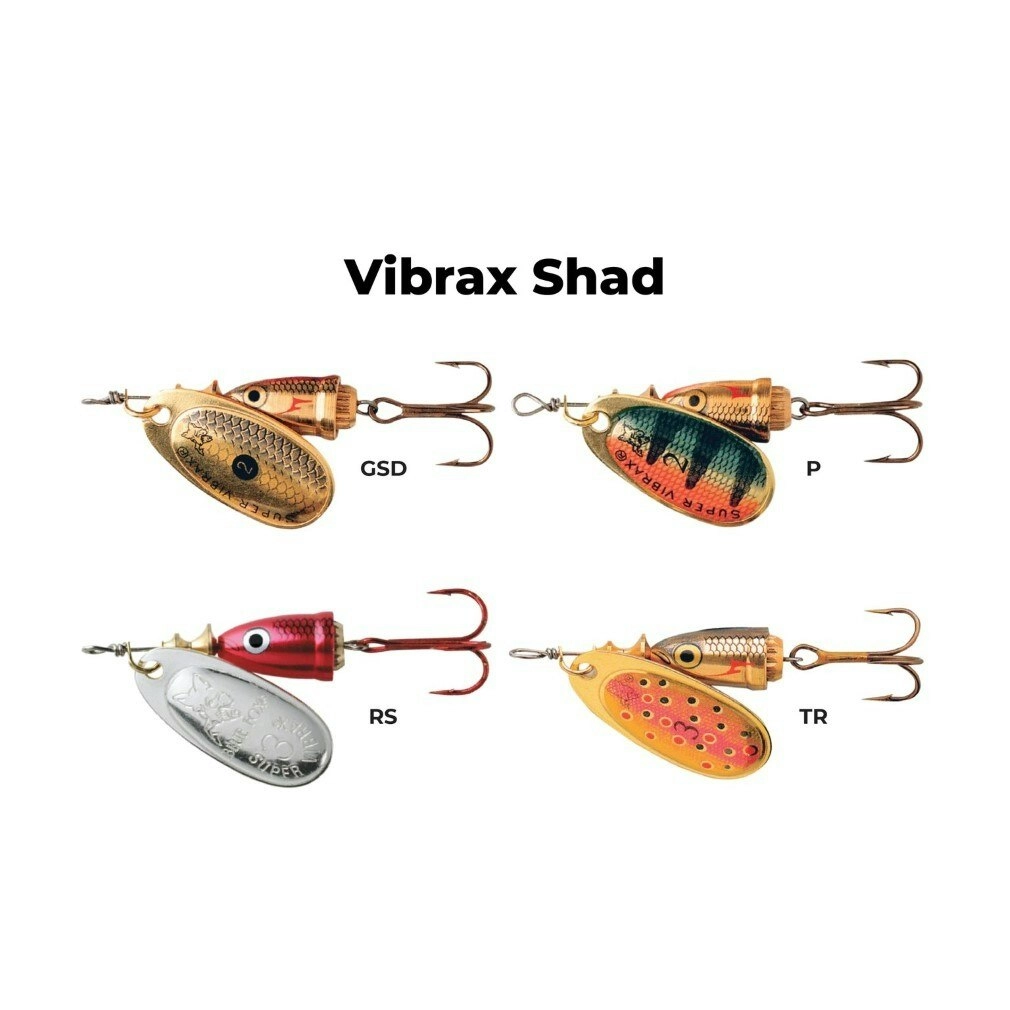 Size 1 Blue Fox Vibrax Shad 4gm Spinner Lure