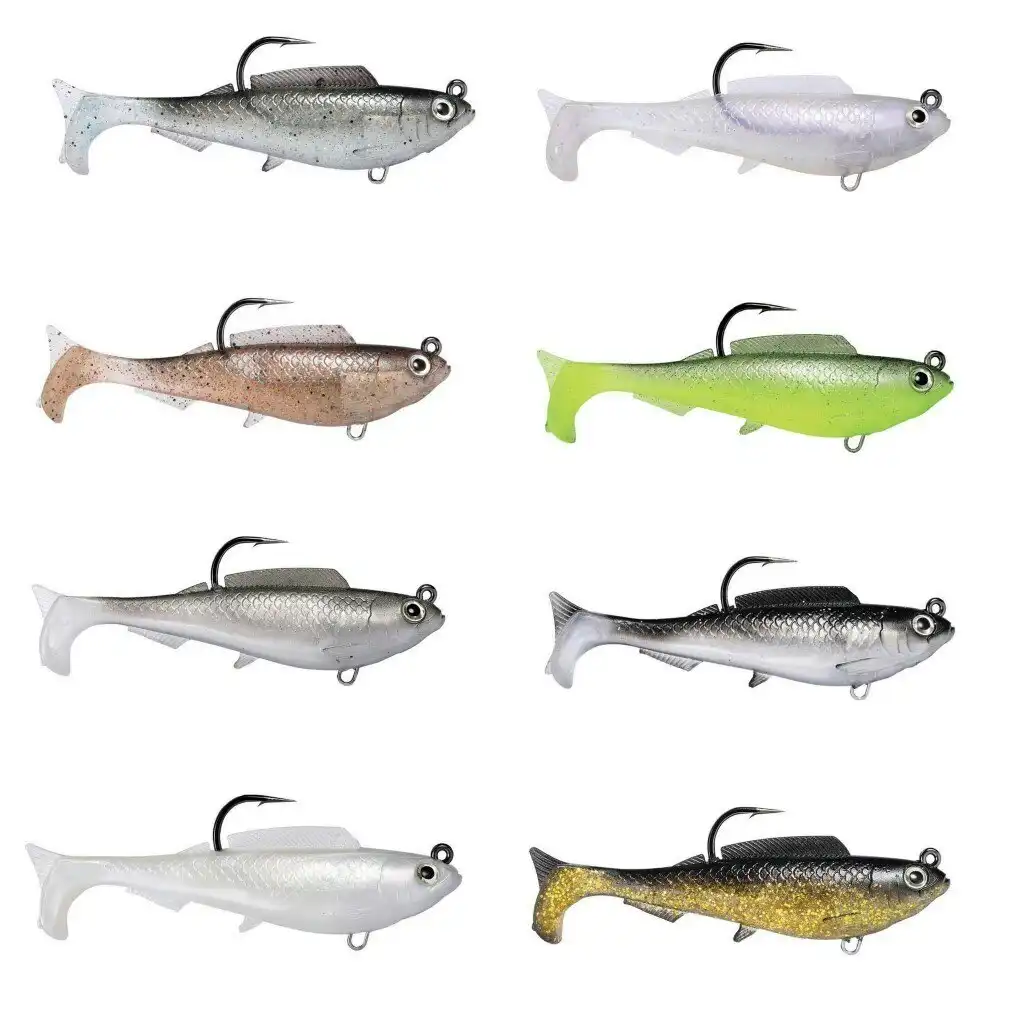 6 Inch Zman HerculeZ Soft Swimbait Fishing Lure - Rigged Soft Plastic Swimbait