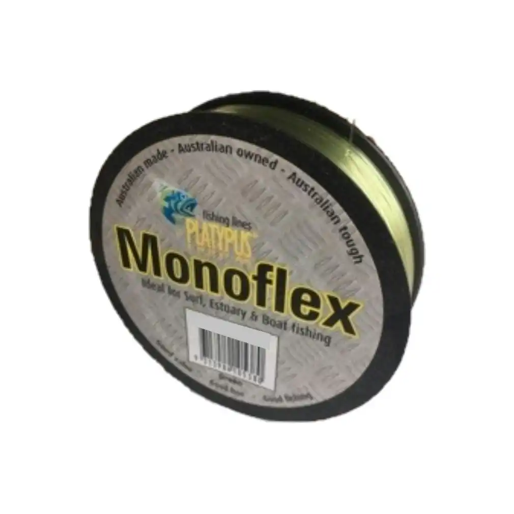 100m Spool of Green Platypus Monoflex Mono Fishing Line - Australian Made Line