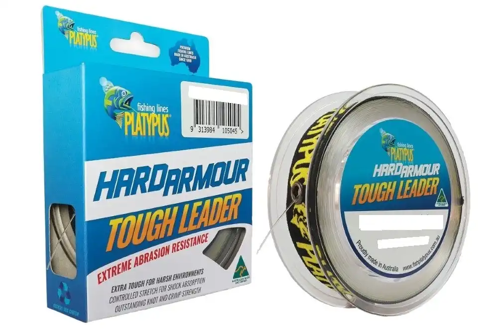 1 Spool of Platypus Hard Armour Tough Leader - Monofilament Fishing Leader