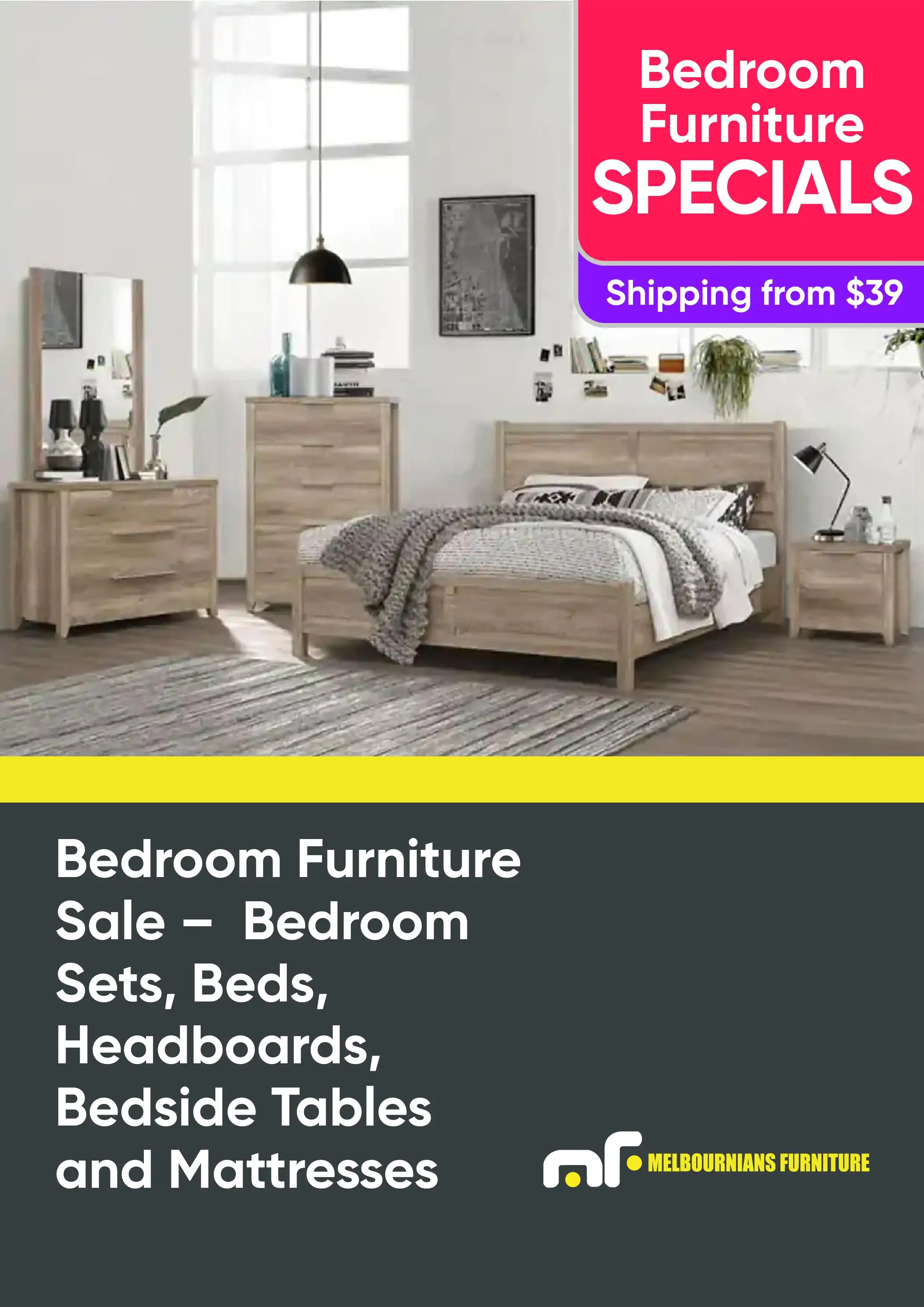 Bedroom Furniture Sale - Bedroom Sets, Beds, Headboards, Bedside Tables and Mattresses