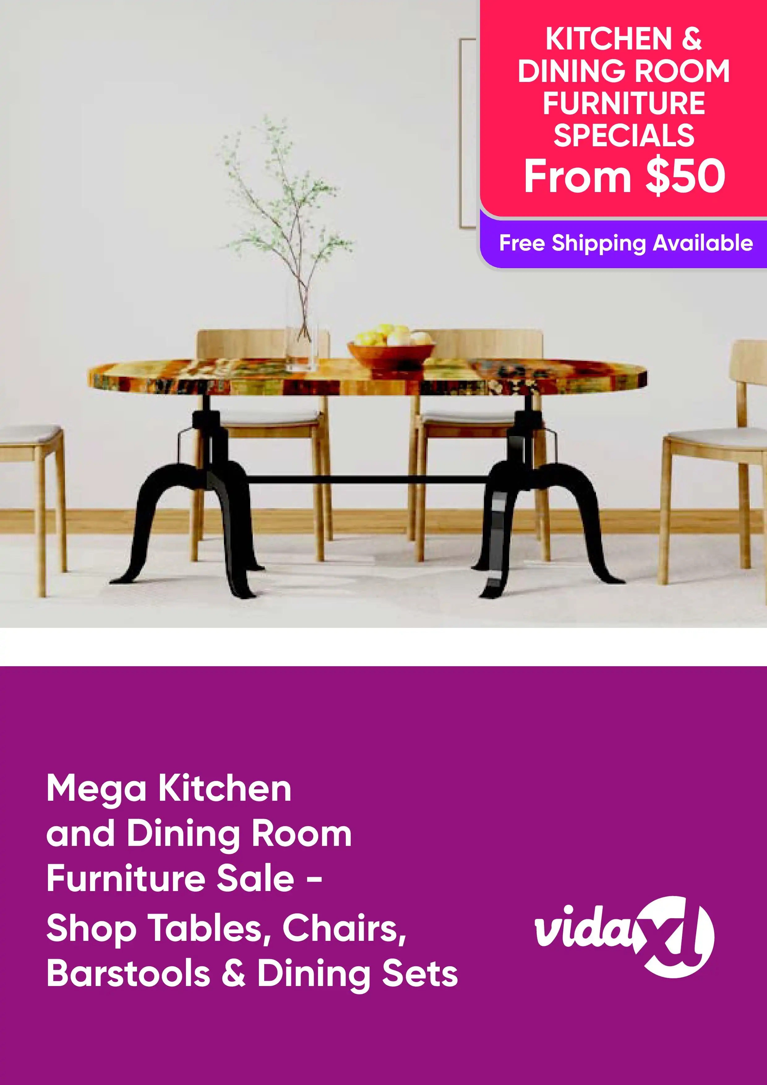 Mega Kitchen and Dining Room Furniture Sale - Shop Tables, Chairs, Barstools, Dining Sets