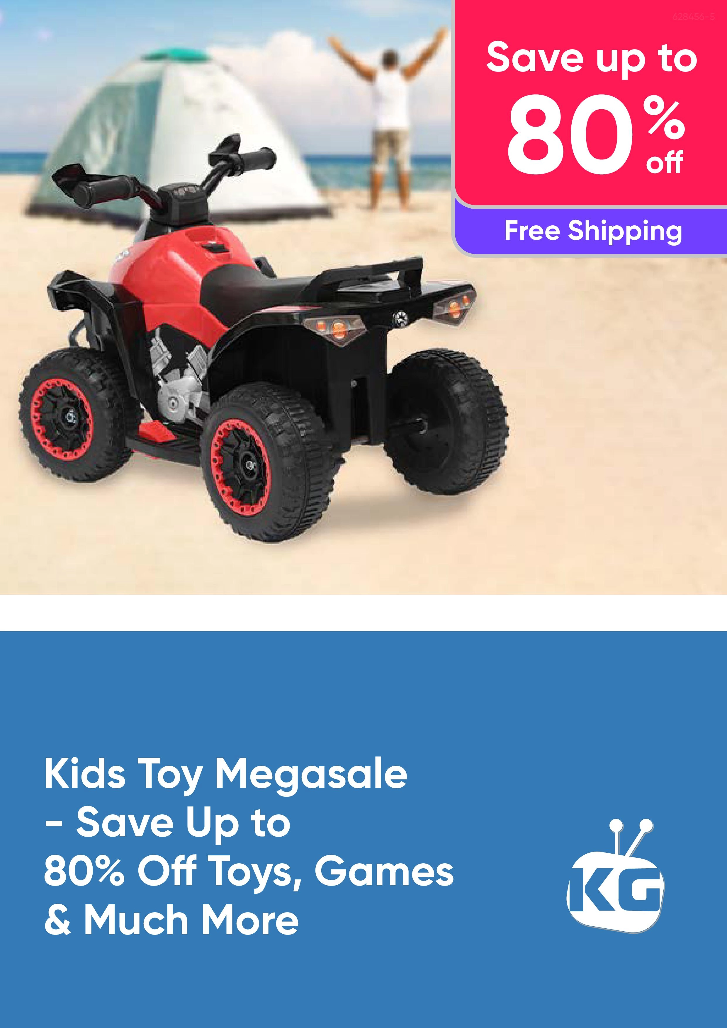 Kids Toys Megasale, Save Up to 80% Off Toys, Games and Much more