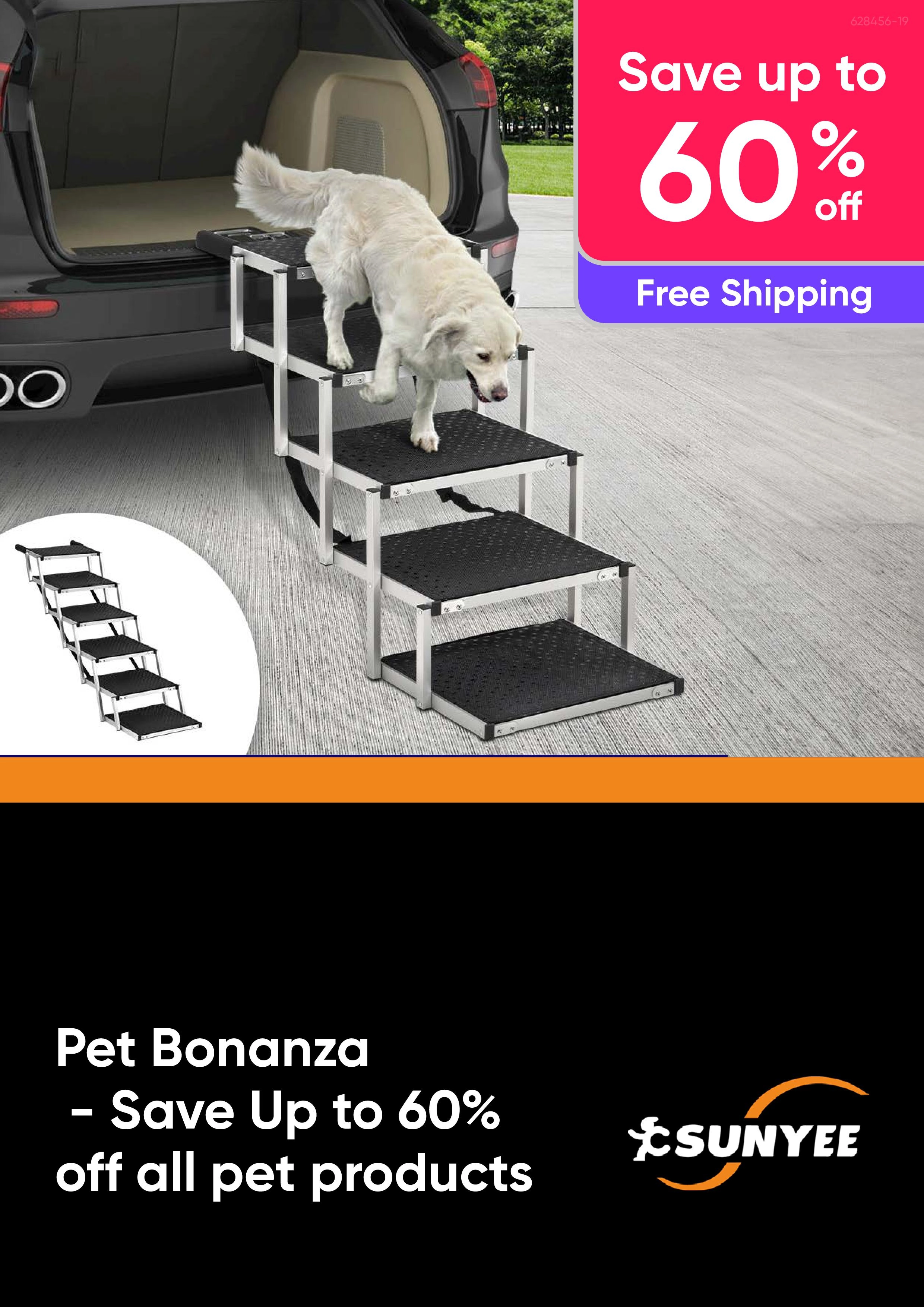 Pet Bonanza Sale - Save Up to 60% off all pet products